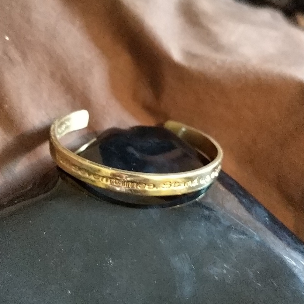 Rustic Cuff gold cuff